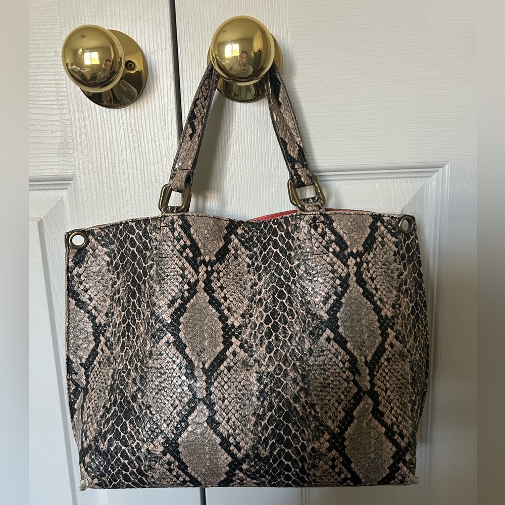 Snakeskin Free People Handbag, Crossbody NWOT
